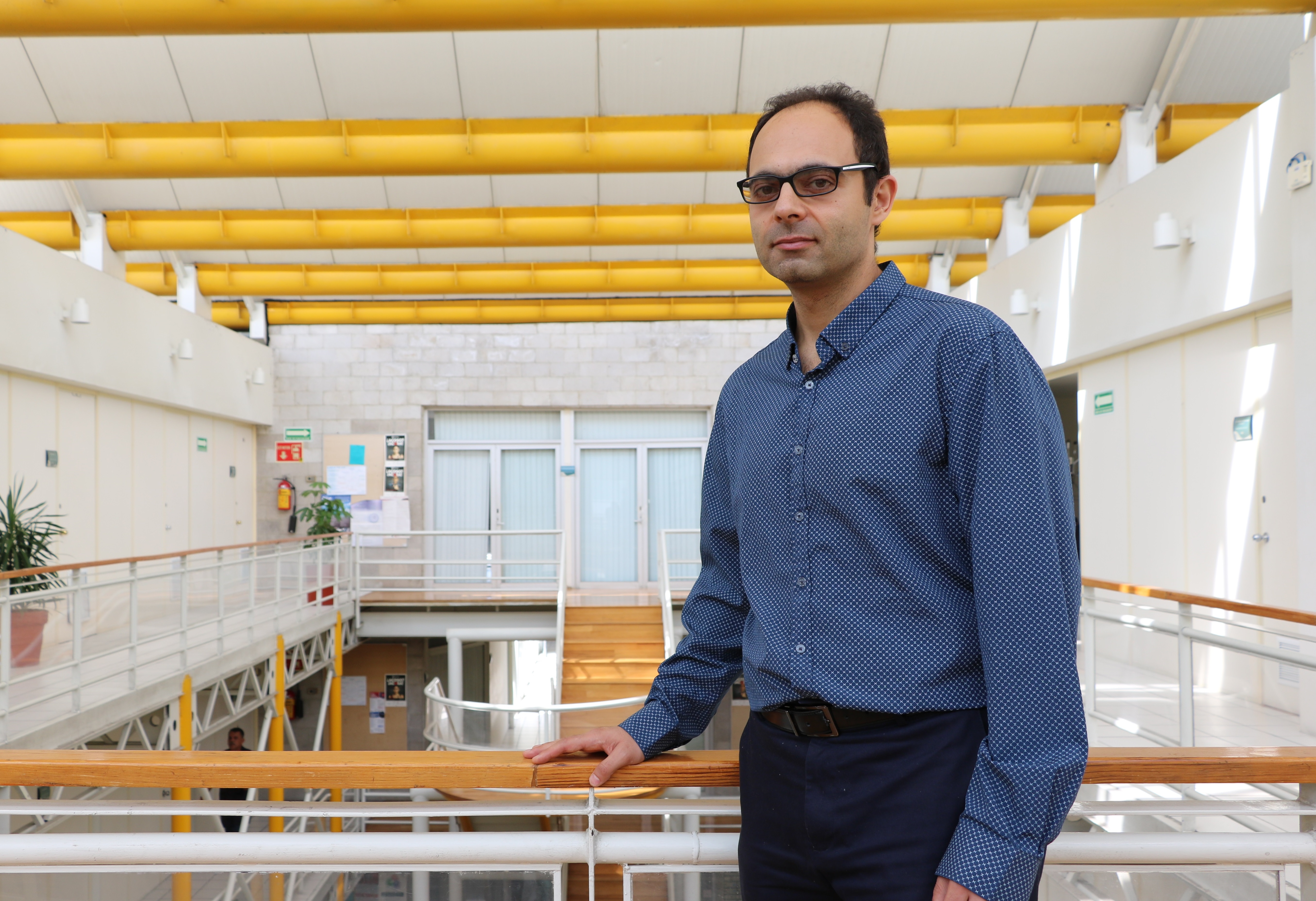 Pablo Roig Garcés, ganador del Premio de Investigación para científicos jóvenes 2019, de la Academia Mexicana de Ciencias, en el área de ciencias exactas.